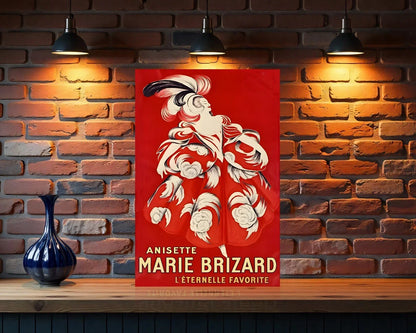 Marie Brizard Anisette Heavy Metal Sign – Garage & Man Cave Decor