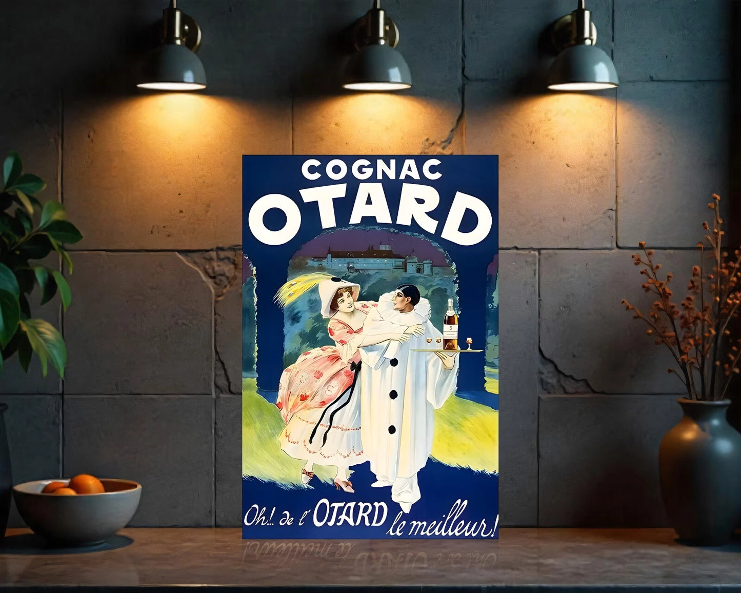 Cognac Otard Romance Sign -  Heavy Metal Cafe Decor