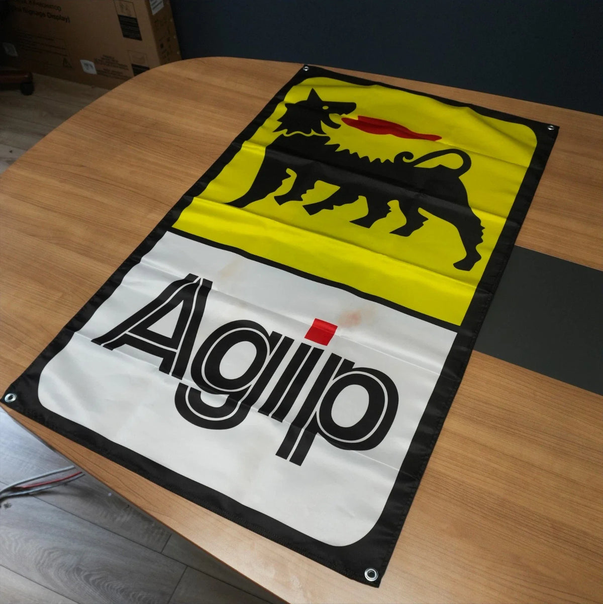 Agip Pennant Flag – Garage & Man Cave Banner
