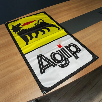 Agip Pennant Flag – Garage & Man Cave Banner
