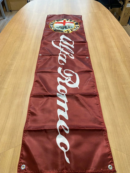 Alfa Romeo Milano Crest Pennant Flag – Garage & Man Cave Banner