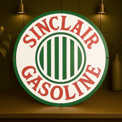 SINCLAIR GASOLINE Sign – Heavy Metal Garage & Man Cave Decor