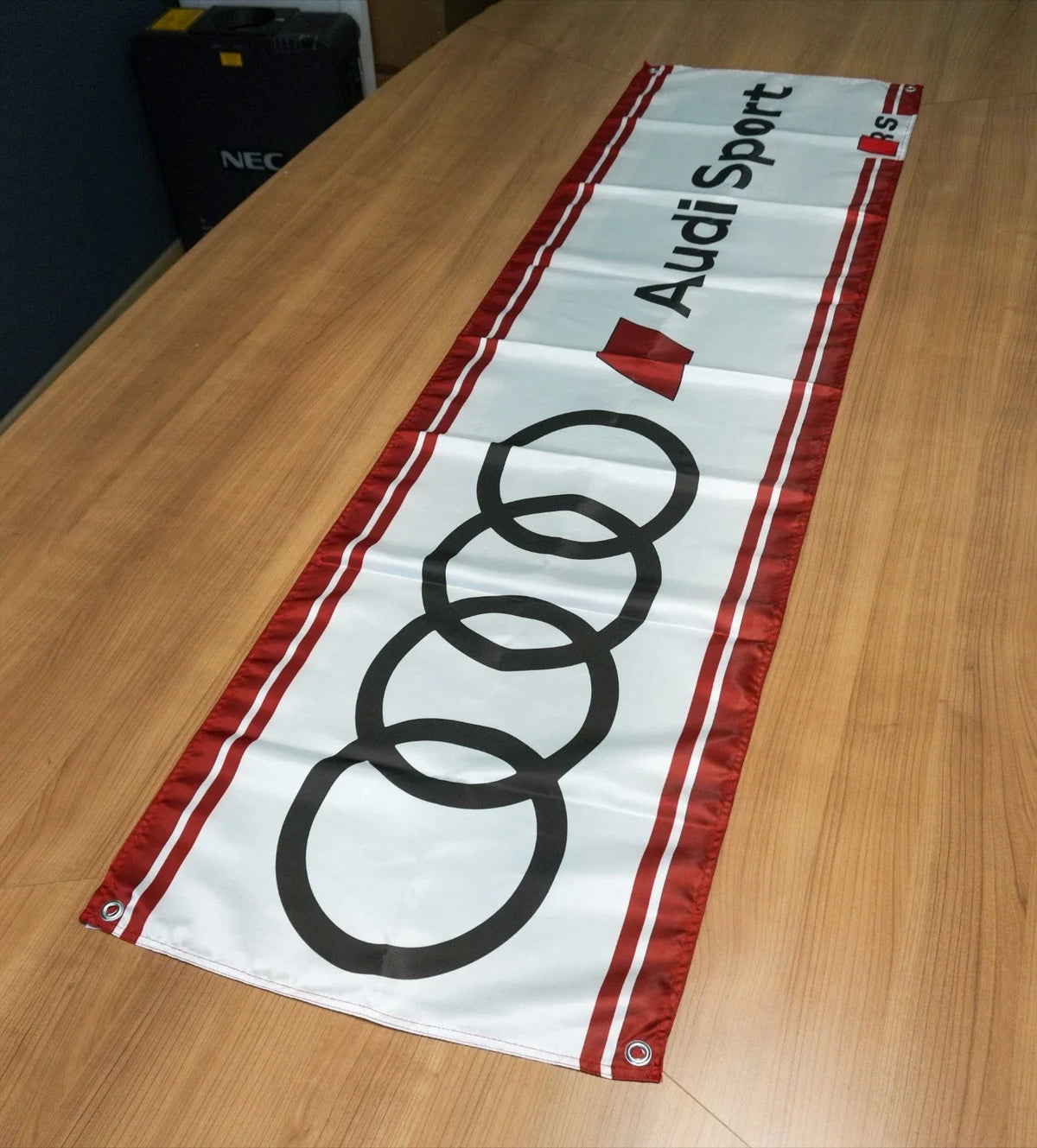 Audi Sport White Pennant Flag – Garage & Man Cave Banner
