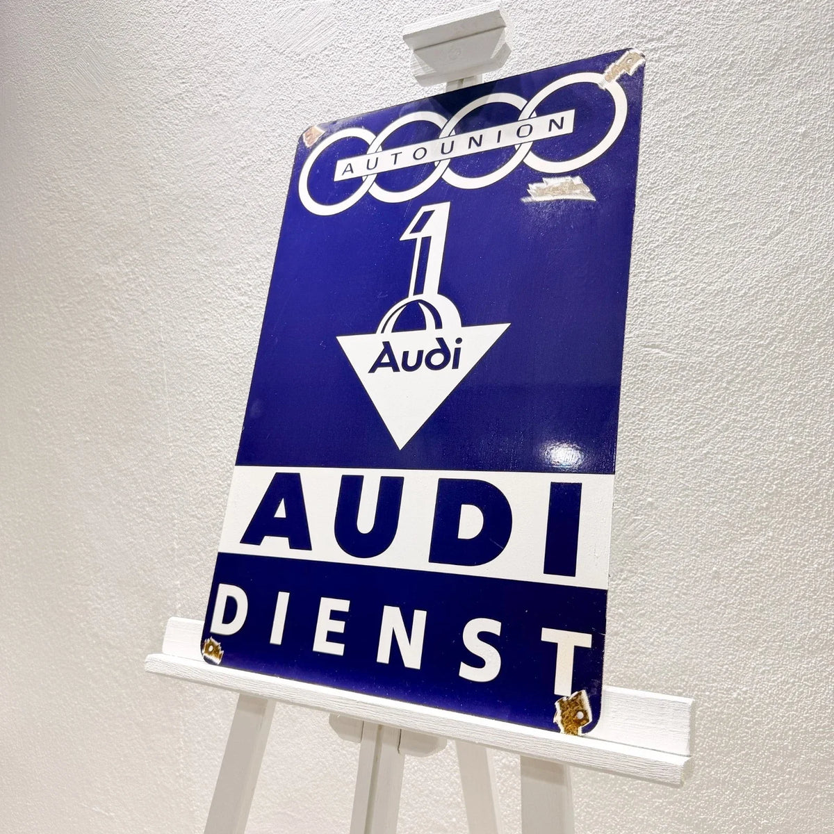 Auto Union Audi Dienst Heavy Metal Sign – Garage & Man Cave Decor