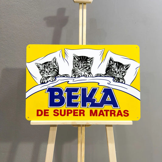 Beka De Super Matras Heavy Metal Sign – Garage & Man Cave Decor