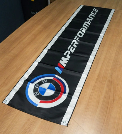 BMW M Performance Pennant Flag – Garage & Man Cave Banner