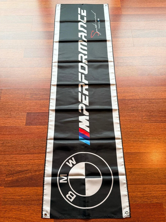 BMW M Performance Motorsport Pennant Flag – Garage & Man Cave Banner