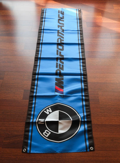BMW M Performance Pennant Flag – Garage & Man Cave Banner