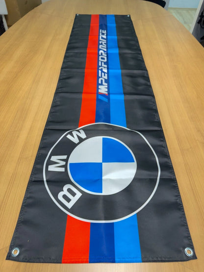 BMW M Performance Pennant Flag – Garage & Man Cave Banner
