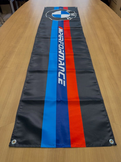 BMW M Performance Pennant Flag – Garage & Man Cave Banner