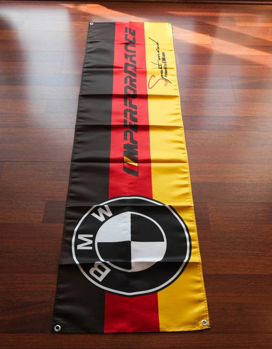 BMW M Performance Pennant Flag – Garage & Man Cave Banner