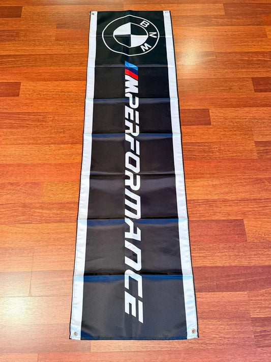 BMW M Performance Pennant Flag – Garage & Man Cave Banner