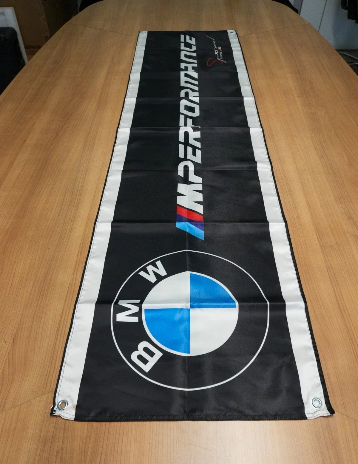 BMW M Performance Signature Pennant Flag – Garage & Man Cave Banner