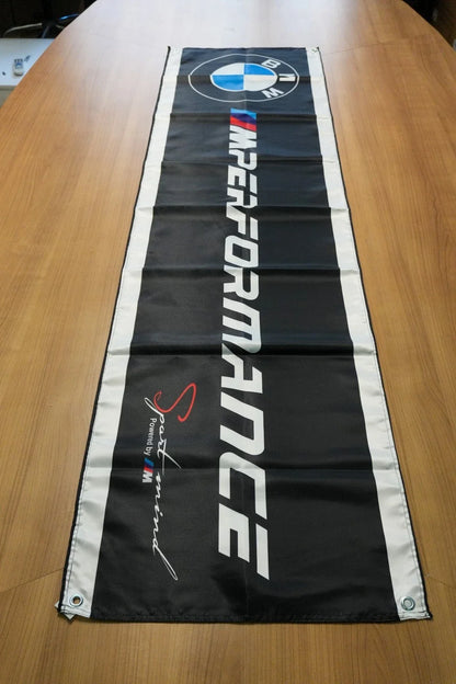 BMW M Performance Signature Pennant Flag – Garage & Man Cave Banner