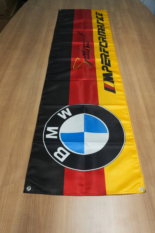 BMW M Performance Signature Pennant Flag – Garage & Man Cave Banner