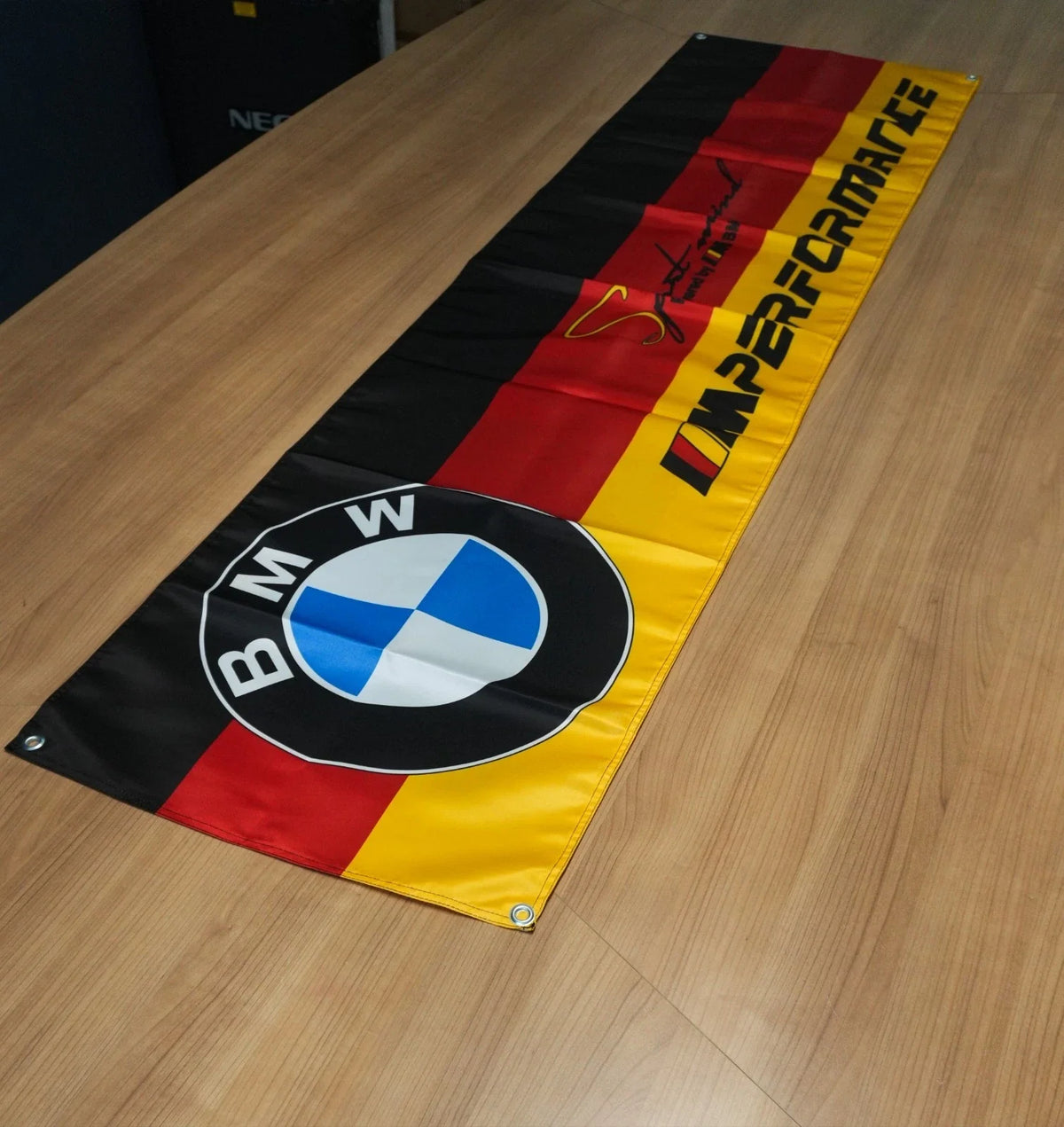 BMW M Performance Signature Pennant Flag – Garage & Man Cave Banner