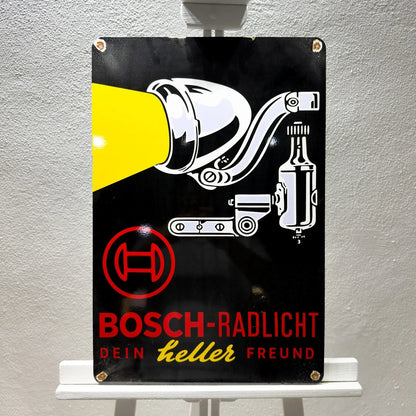 Bosch Rusty Radlicht Heavy Metal Sign – Garage & Man Cave Decor