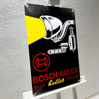 Bosch Rusty Radlicht Heavy Metal Sign – Garage & Man Cave Decor