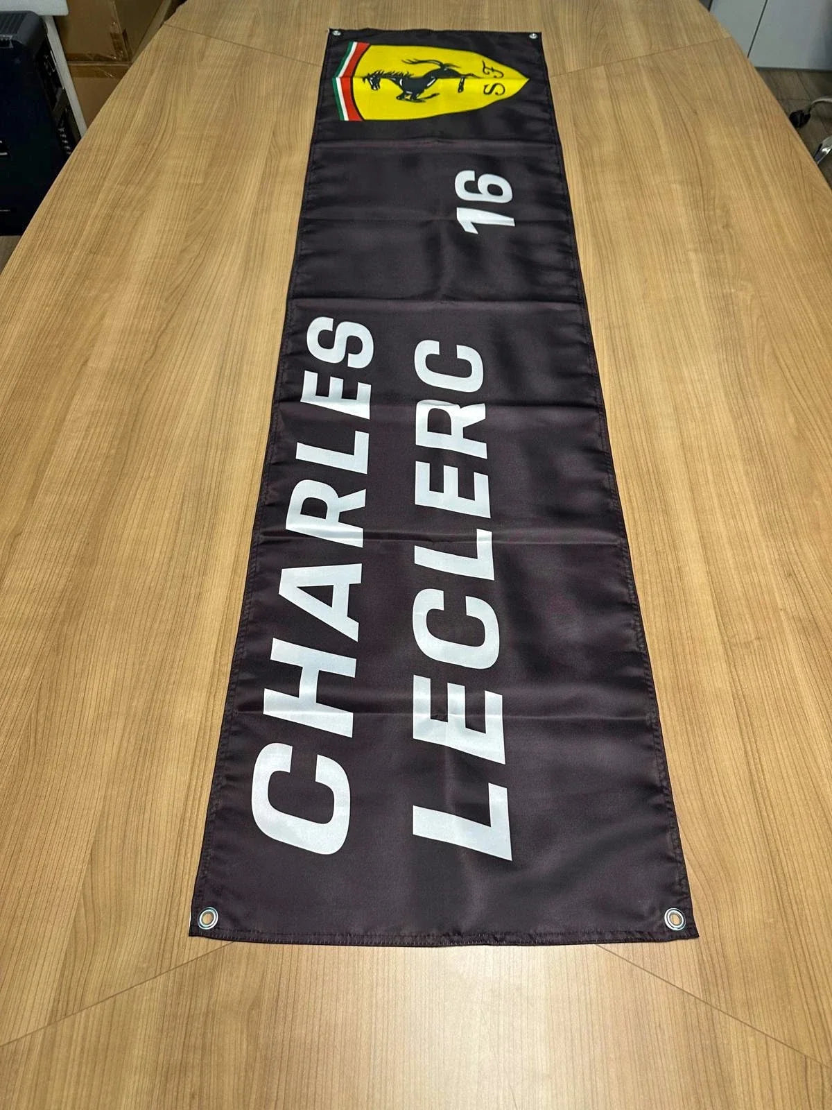 Charles Leclerc - Ferrari Scuderia Pennant Flag – Garage & Man Cave Banner