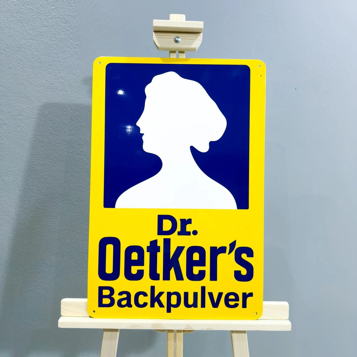 Dr. Oetker Backpulver Heavy Metal Sign – Garage & Man Cave Decor