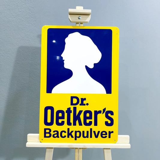 Dr. Oetker Backpulver Heavy Metal Sign – Garage & Man Cave Decor