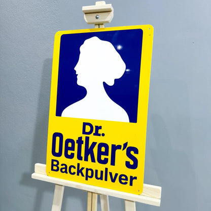 Dr. Oetker Backpulver Heavy Metal Sign – Garage & Man Cave Decor