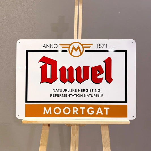 Duvel Moortgat Beer - Brewery Heavy Metal Sign – Garage & Man Cave Decor
