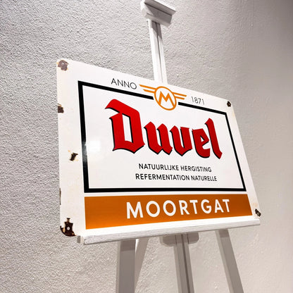 Duvel Moortgat Rusted Brewery Heavy Metal Sign – Garage & Man Cave Decor