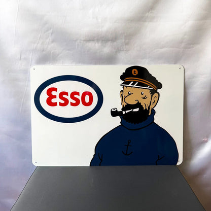 Esso Sailor - Advertising Heavy Metal Sign – Garage & Man Cave Decor