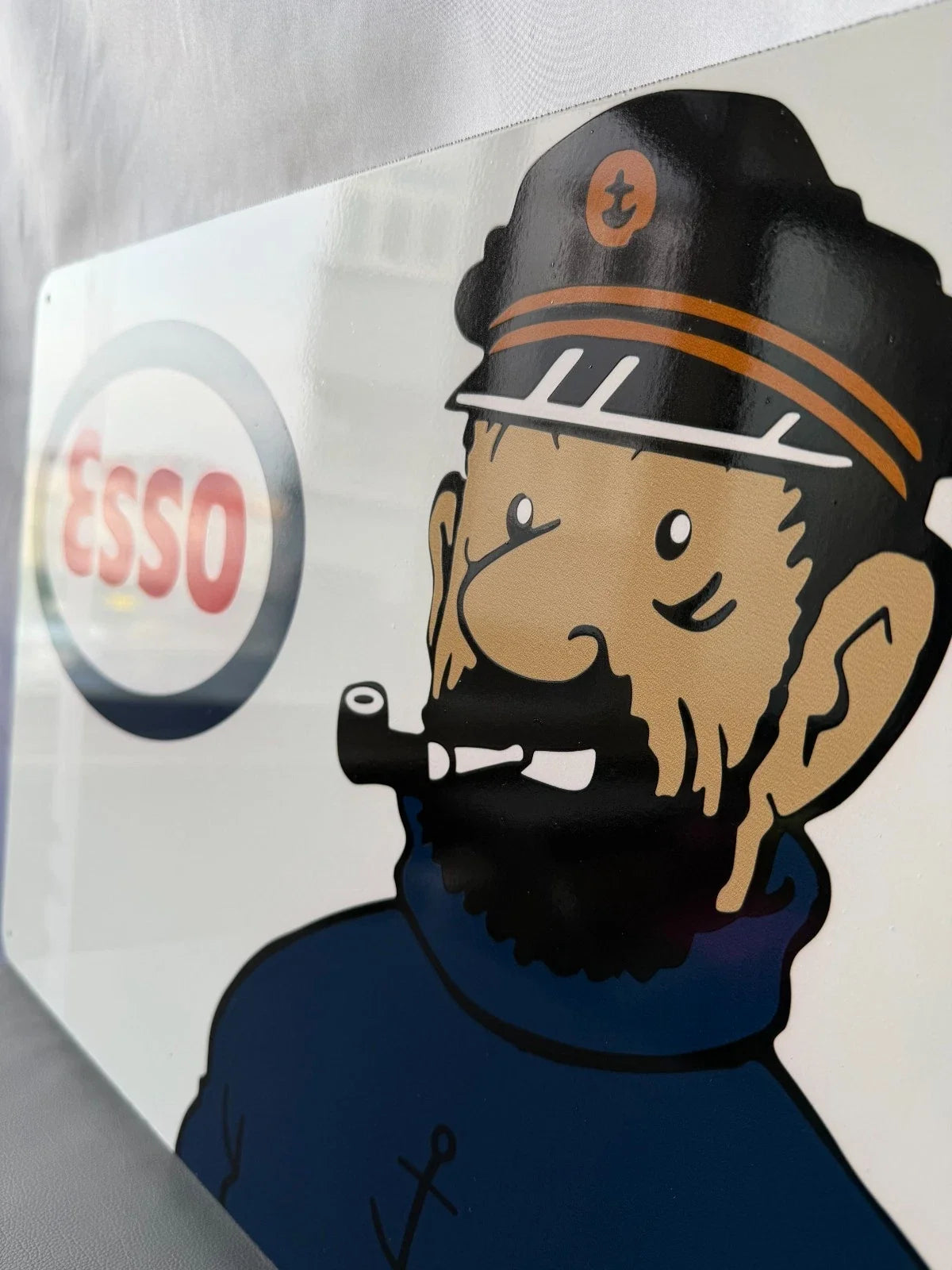 Esso Sailor - Advertising Heavy Metal Sign – Garage & Man Cave Decor
