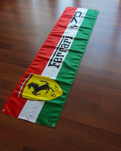 Ferrari 70th Anniversary Pennant Flag – Garage & Man Cave Banner
