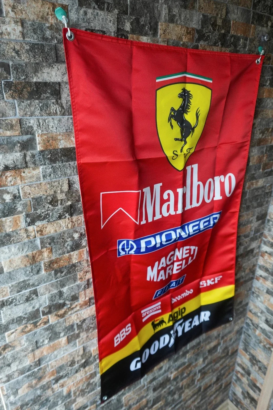 Ferrari F1 Marlboro Era Pennant Flag – Garage & Man Cave Banner