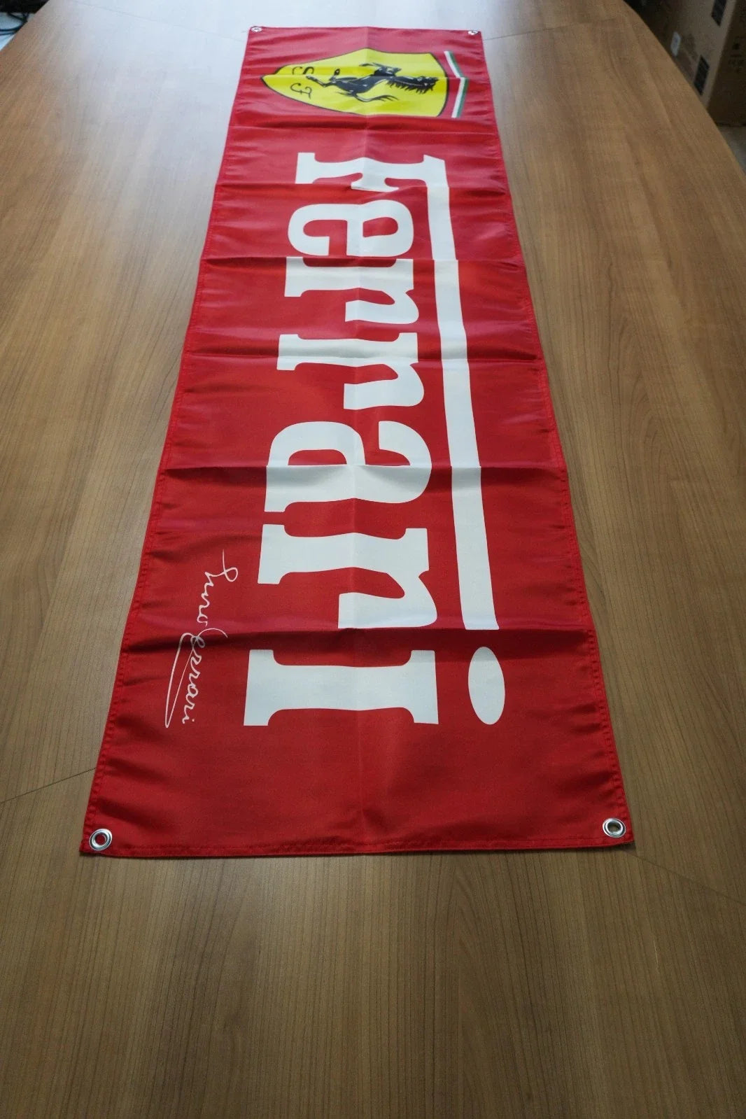 Ferrari Rosso Corsa Pennant Flag – Garage & Man Cave Banner