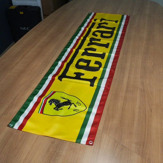 Ferrari Scuderia Italia Pennant Flag – Garage & Man Cave Banner