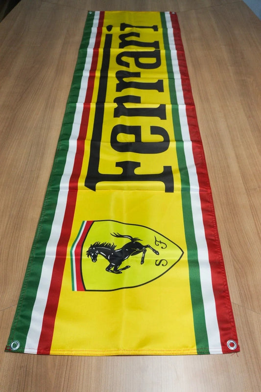Ferrari Scuderia Italia Pennant Flag – Garage & Man Cave Banner
