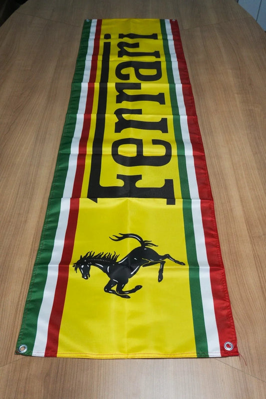 Ferrari Scuderia Italia Pennant Flag – Garage & Man Cave Banner