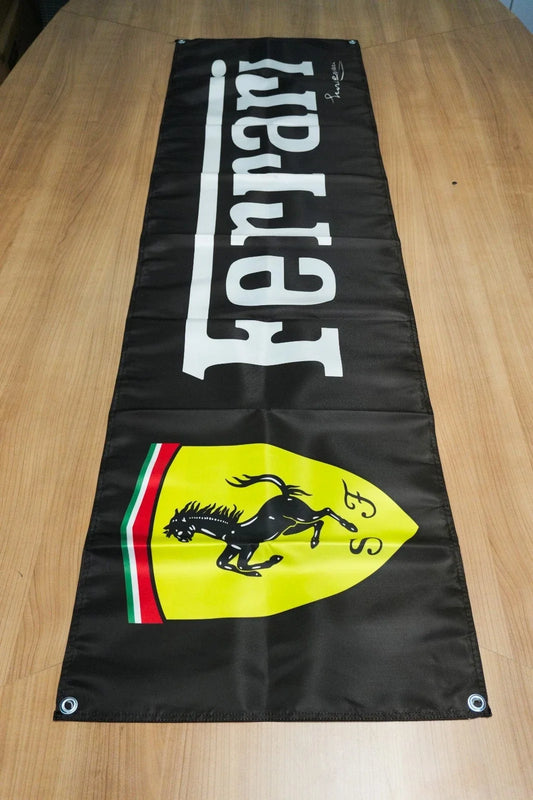 Ferrari Scuderia Pennant Flag – Garage & Man Cave Banner