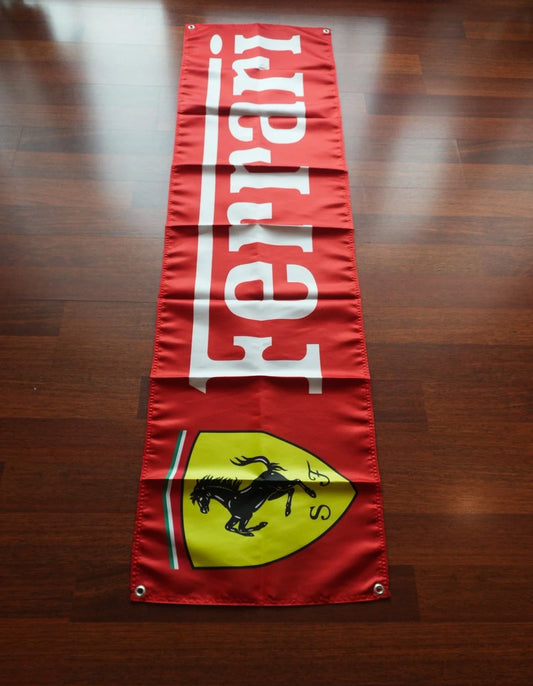 Ferrari Scuderia Pennant Flag – Garage & Man Cave Banner