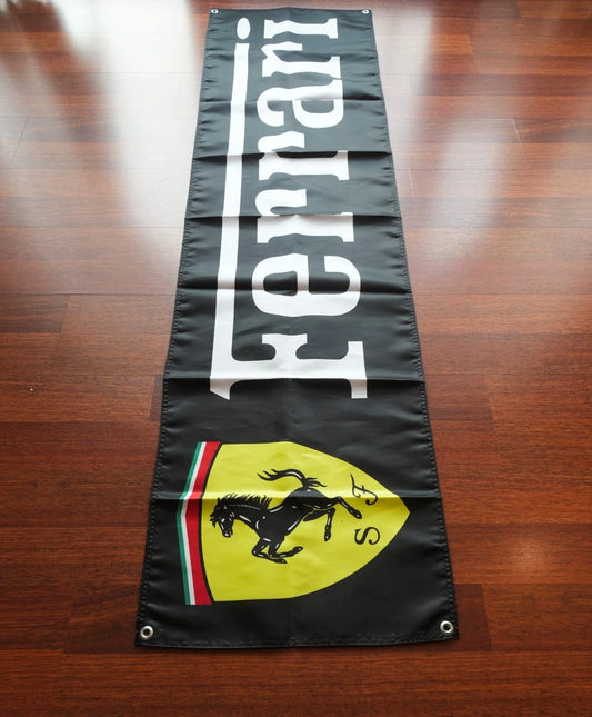 Ferrari Scuderia Pennant Flag – Garage & Man Cave Banner