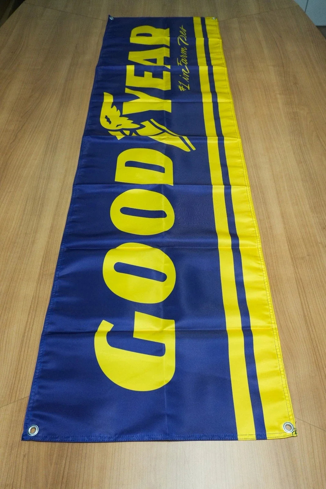 Goodyear Racing Blue Pennant Flag – Garage & Man Cave Banner