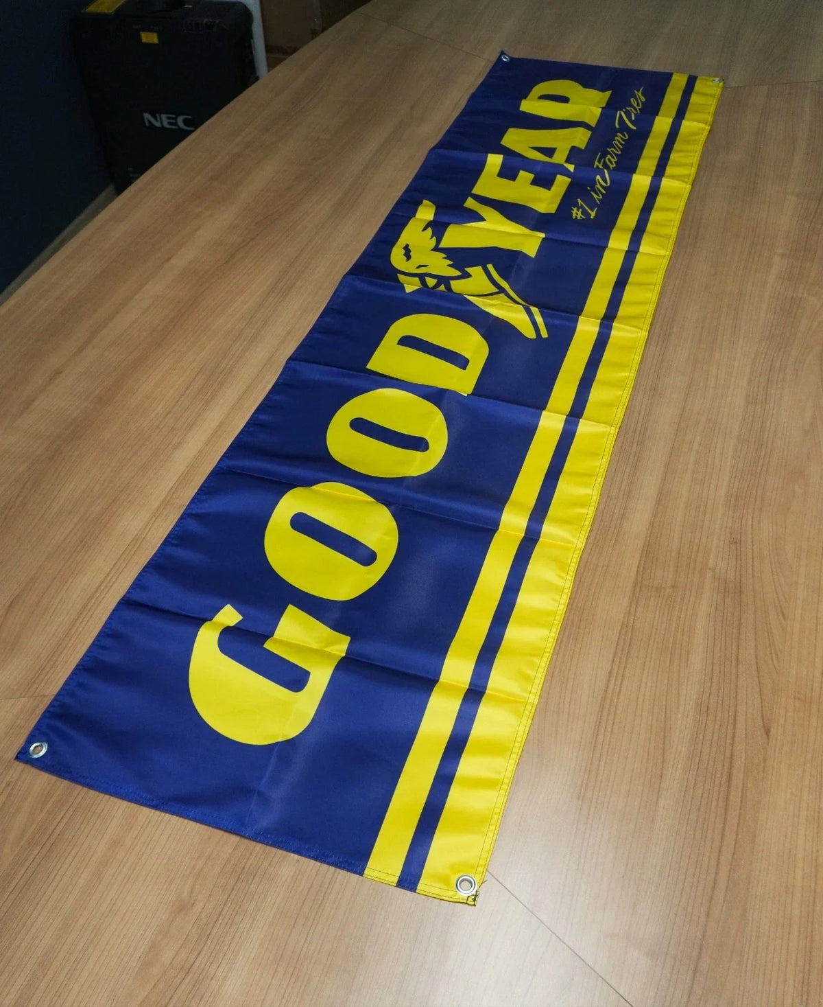 Goodyear Racing Blue Pennant Flag – Garage & Man Cave Banner