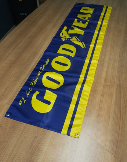 Goodyear Racing Heritage Pennant Flag – Garage & Man Cave Banner