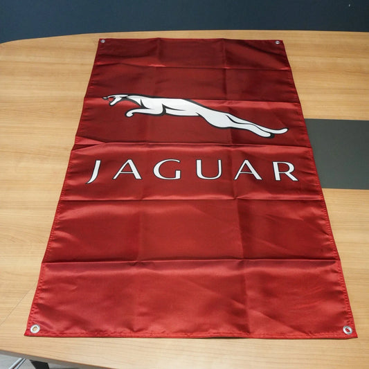 Jaguar Leaping Cat Heritage Pennant Flag – Garage & Man Cave Banner