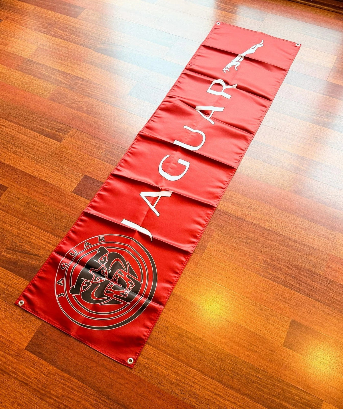 Jaguar Racing Red Pennant Flag – Garage & Man Cave Banner