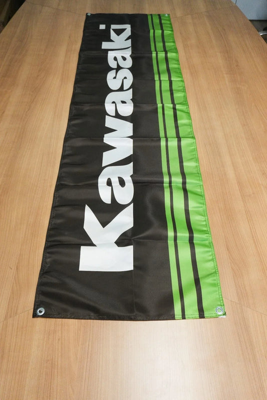 Kawasaki Racing Team Pennant Flag – Garage & Man Cave Banner