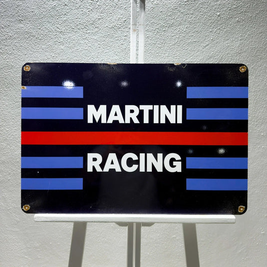 Martini Rusty Racing Heavy Metal Sign – Garage & Man Cave Decor