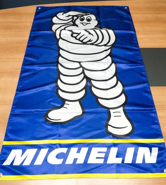 Michelin Classic Bibendum Pennant Flag – Garage & Man Cave Banner