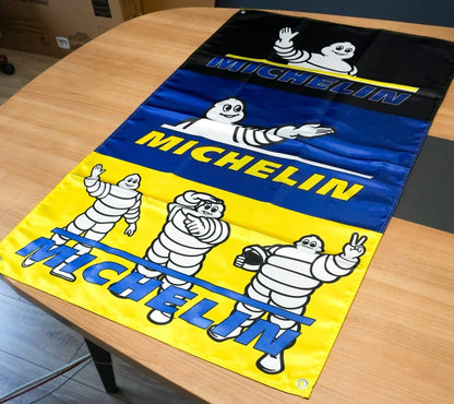 Michelin Bibendum Heritage Pennant Flag – Garage & Man Cave Banner