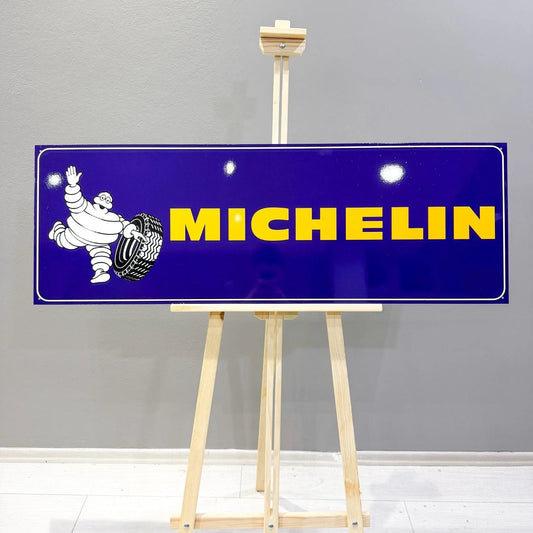 Michelin Bibendum - Tire Advertising Large Heavy Metal Sign – Garage & Man Cave Decor