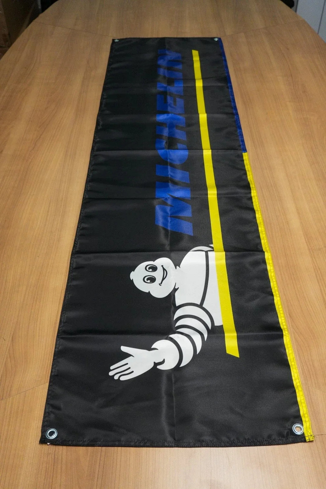 Michelin Yellow Line Pennant Flag – Garage & Man Cave Banner